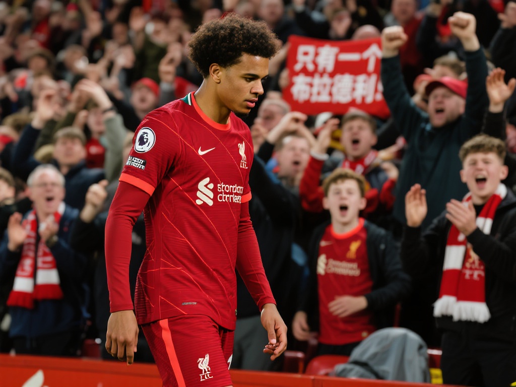 在足球世界里,球员与球迷之间的情感纽带往往复杂而深刻。利物浦的阿诺德(Trent Alexander-Arnold)近期却经历了一场令人唏嘘的风波。作为球队曾经的绝对主力,这位英格兰国脚在主场比赛中替补登场时,竟遭到自家球迷的狂嘘,甚至还有人高喊“只有一个布拉德利”,表达对年轻后卫康纳·布拉德利(Conor Bradley)的支持。这不仅反映了阿诺德近期的低迷状态,也暗示了他在离队传闻中的尴尬处境。本文将围绕这一事件,探讨阿诺德失宠的原因以及球迷态度的转变。